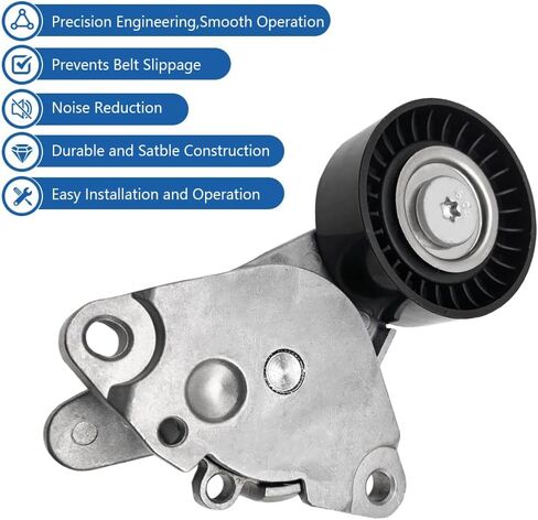 16620-0T040 Belt Tensioner Compatible with Toyota Corolla 1.8L 2ZRFAE 2020 2021 2022, Replaces 16620 0T040 166200T040 in Saudi Arabia