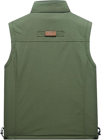 Men's Lightweight Fleece Vest Casual Outdoor Softshell Sleeveless Jacket in Kuwait