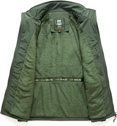 Men's Lightweight Fleece Vest Casual Outdoor Softshell Sleeveless Jacket in Kuwait
