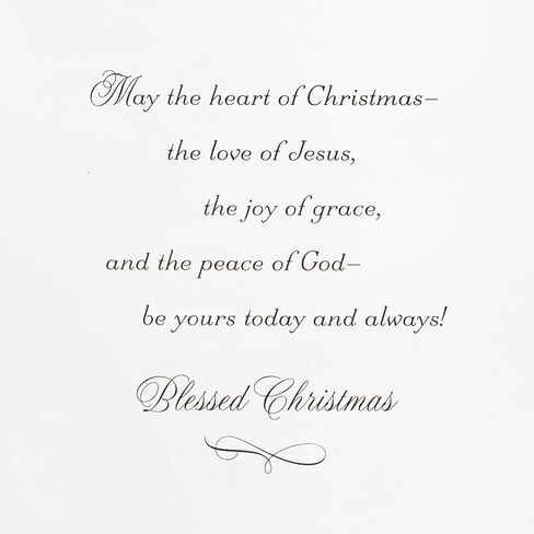 Hallmark Religious Christmas Card Assortment, Heavenly Peace (36 Cards and Envelopes) Dusty Blue and Gold Foil in Saudi Arabia