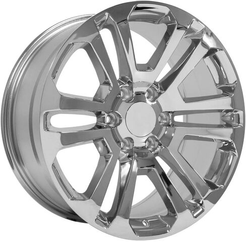 إطارات OE Wheels CV99 مقاس 20 بوصة تناسب طراز Sierra 1500 6x139.7 20x9 كروم - هولاندر 4741 (مجموعة من 4) in Kuwait
