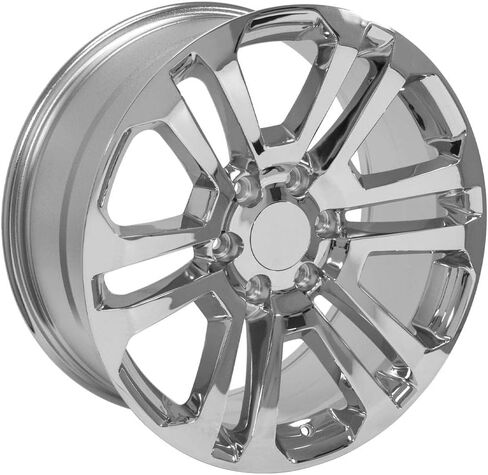 إطارات OE Wheels CV99 مقاس 20 بوصة تناسب طراز Sierra 1500 6x139.7 20x9 كروم - هولاندر 4741 (مجموعة من 4) in Kuwait