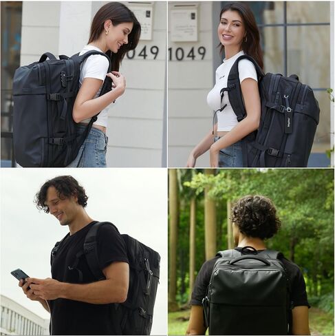 Vacuum Travel Backpack, 70L Expandable Air Vacuum Backpack for Travel, Vacpack Travel Vacuum Bags with Pump, TSA Lock, USB Charging Port, Waterproof in Saudi Arabia