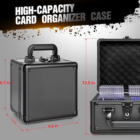 صندوق تخزين البطاقات المتدرج، صناديق التحميل العلوي، حقيبة تخزين بطاقات التداول الرياضية، حامل مغناطيسي Slab PSA/GMA/CSG/SGC/HGA، حافظة بطاقات كرة القدم البيسبول، تحمل أكثر من 70 بطاقة in Kuwait