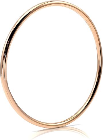 COUYA Stackable Womens Bangle Bracelets Stainless Steel 3mm Simple Bangles Tri-Color 3 Size in Kuwait