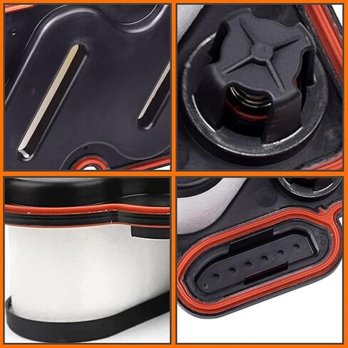 FL-2077 CCV فلتر تهوية علبة المرافق، فلتر تهوية المحرك، 6.7 علبة المرافق متوافقة مع Ford Vehicle 2016-2019 F650 F750 6.7L V8 DIESEL in Kuwait