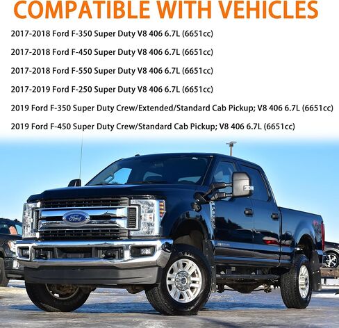 FL-2077 CCV فلتر تهوية علبة المرافق، فلتر تهوية المحرك، 6.7 علبة المرافق متوافقة مع Ford Vehicle 2016-2019 F650 F750 6.7L V8 DIESEL in Kuwait