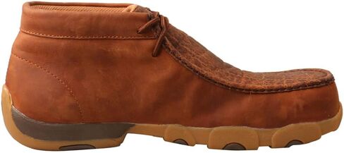 Twisted X Men's Work Chukka Driving Moc, Distressed Saddle, 11 M in Saudi Arabia