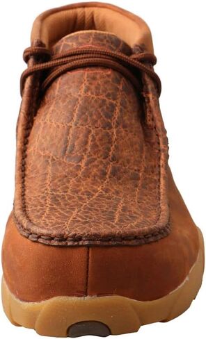 Twisted X Men's Work Chukka Driving Moc, Distressed Saddle, 11 M in Saudi Arabia