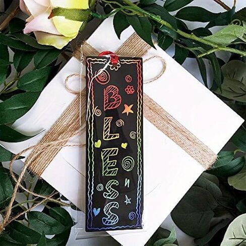 24pcs Magic Scratch Rainbow Art Card Making Kits, DIY Craft Set for Students, Party Favors, Classroom Activities in Saudi Arabia