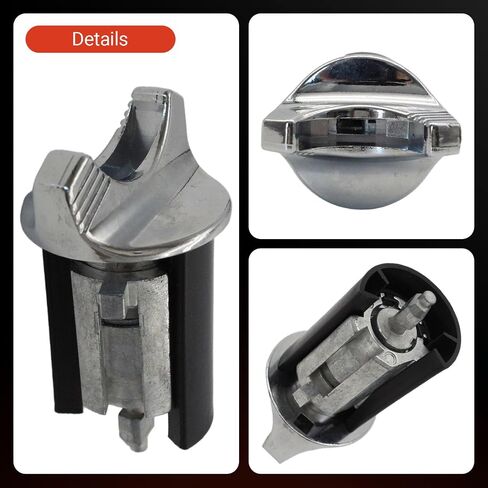 أسطوانة قفل مفتاح الإشعال 924730 متوافقة مع Ford 1992-1996 F150 F250 F350 E150 E250 E350 Lincoln 1993-1998 Mercury 1990-1995 يستبدل US176LT C42150 F1AZ11582A in Kuwait