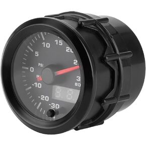 2in/52mm العالمي 7 ألوان LED Turbo Boost Meter PSI قياس الضغط مؤشر العرض الرقمي، مقياس الضغط Turbo، مقياس Boost Turbo، Boost Meter PSI، مثبت بسهولة لـ in Kuwait