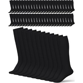 Shihanee 50 Pairs Men's Knee High over the Calf White Softball Socks Size 10-13 Compression Tube Socks Long Field Hockey Socks for Youth Adult Baseball Football Soccer Sports in Kuwait