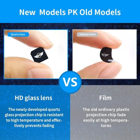 قطعتان من مصابيح شعار باب السيارة لـ Mi/ni Cooper R55 R56 R57 R58 R59 R60 R51 F54 F55 F56 F60، مصابيح LED غير باهتة، مصابيح ظل شبح لجهاز العرض (أزرق) in Kuwait