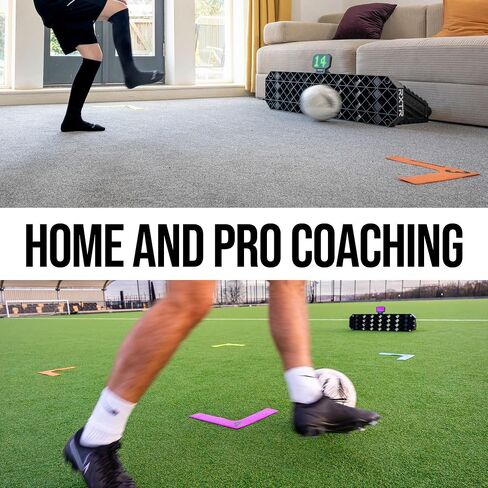 RXTR Reaction Training Light - Smart Soccer Training Device with Real-Time Scoring, Built-in Drills, Compatible with QUICKPLAY Rebounder Boards, No App Required in Saudi Arabia