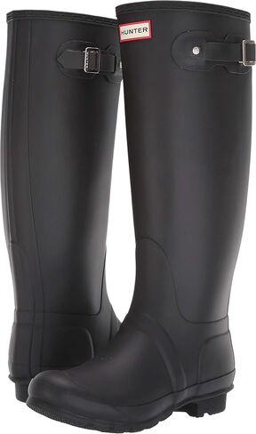 حذاء Hunter Original Tall Wellies Rainboots للنساء باللون الأسود in Kuwait