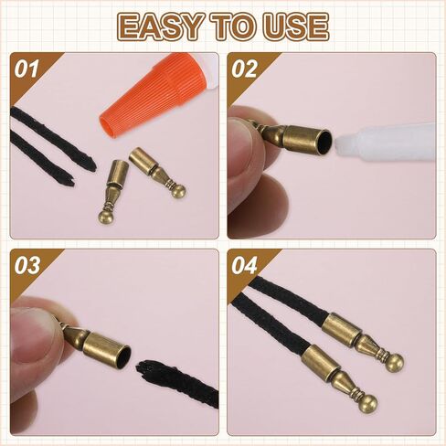 patikil 12pcs بولو التعادل نصائح، 5mm خمر بولو التعادل نهاية قبعات استبدال، سبائك نهاية الحبل قبعات للملابس ديكور DIY الحرف نتائج المجوهرات، نمط قصير، لهجة فضية in Kuwait