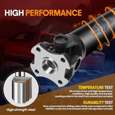 60" Rear Drive Shaft Assembly Fit for 2011-2019 Dodge Durango 3.6L/5.7L/6.4L AWD [195 mm Rear Axle], Replaces 52123633AA, 52123633AB, 52123633AC in Saudi Arabia