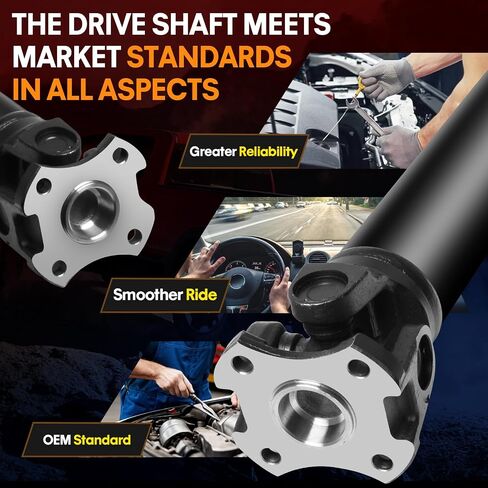 60" Rear Drive Shaft Assembly Fit for 2011-2019 Dodge Durango 3.6L/5.7L/6.4L AWD [195 mm Rear Axle], Replaces 52123633AA, 52123633AB, 52123633AC in Saudi Arabia