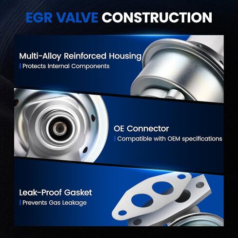 EGR Valve 911-432 Compatible with Ford F-150/F-250 5.0L/5.8L V8 (1982-1996) | Replaces Motorcraft E8PE-9H473-BA, Standard EGR254 | Fits Bronco & Econoline Vans 4.9L-7.5L in Saudi Arabia