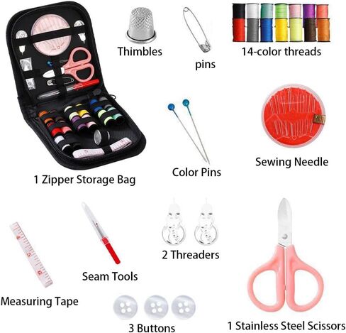 Premium 36-Piece Sewing-Tool-and-Repair Kit – Complete Leather Sewing Kit with Hand Stitching Needles and Essential Sewing Machine Tools for All Your Crafting Needs in Saudi Arabia