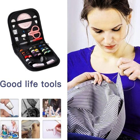 Premium 36-Piece Sewing-Tool-and-Repair Kit – Complete Leather Sewing Kit with Hand Stitching Needles and Essential Sewing Machine Tools for All Your Crafting Needs in Saudi Arabia