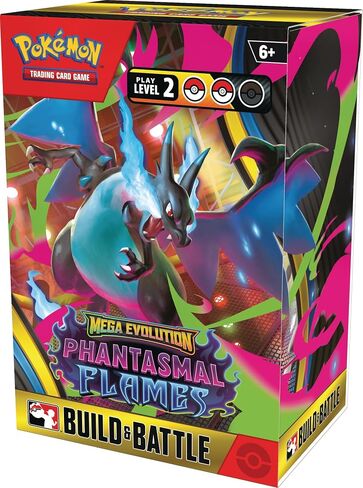 Pokémon TCG: Mega Evolution - صندوق بناء ومعركة النيران الوهمية in Saudi Arabia