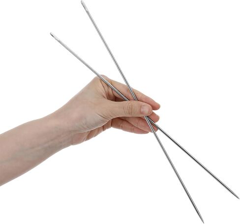 5 Pcs Upholstery Needles Long 12 Inch Long Sewing Needles Professional Large Eye Hand Sewing Needl for Home Upholstery Carpet Leather Canvas Repair Stitching Embroidery Tufting Webbing in Saudi Arabia