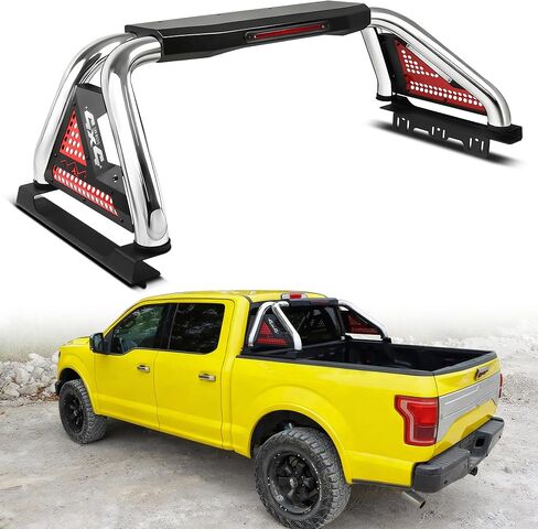 Stainless Steel Mid Size Roll Bar for Truck, Truck Roll Bar Adjustable Sport Bar Chase Rack Compatible for Tacoma,Ranger,Gladiator,Frontier,Canyon,Colorado in Kuwait
