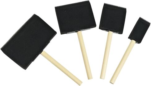 4 Pack Painting Sponges – Multi-Purpose Foam Brushes for Acrylic, Watercolor, Oil, Gouache & DIY Crafts – Reusable Art Sponges for Blending, Stippling, Texturing & Wall Painting in Saudi Arabia
