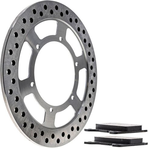 NICHE Front Right Brake Rotor Pad Kit Semi Metallic For Yamaha Venture 1FK-W0046-01-00 3XF-W0045-50-00 26H-25831-01-00 in Saudi Arabia