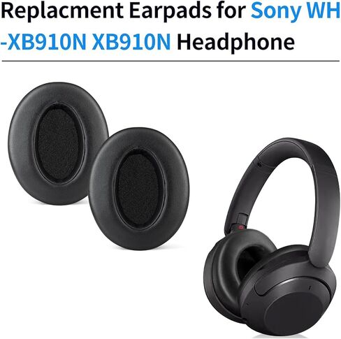 وسائد أذن WH-910N، وسائد أذن بديلة مناسبة لهاتف Sony WH-XB910N XB910N غطاء إسفنجي لسماعات الرأس (أزرق) in Saudi Arabia