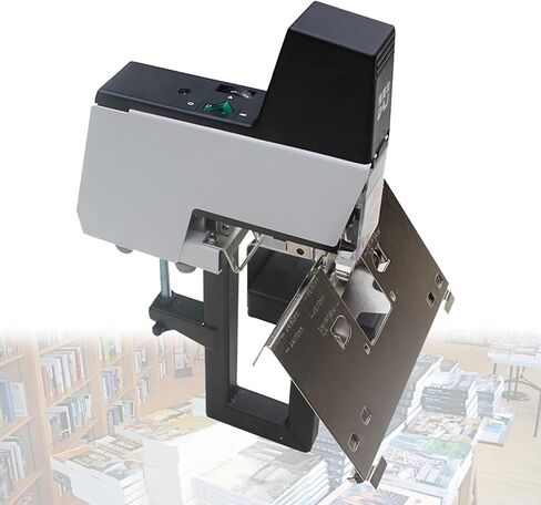 Heavy Duty Saddle Stitch Stapler, Electric Rapid Staplers Binder Machine, 2-30 Sheets, Adjustable Thickness, Depth Up to 100mm, 1-9 Intensity Levels for Flat and Sad-dle Binding in Saudi Arabia