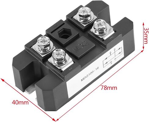 ديود جسر المعدل مرحلة واحدة كامل ديود وحدة 100A 1600V عالية الطاقة 4 محطات in Saudi Arabia