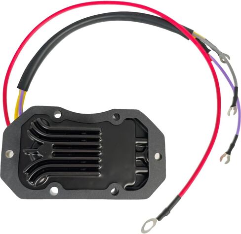 193-5204 Rectifier Voltage Regulator w/Gasket Compatible with Johnson Evinrude 80-235 HP 4 & 6 Cylinder Outboard Motor 1984-1992 35 Amp 395204 584423 18-5825 395391 582904 583076 583268 878335 in Kuwait