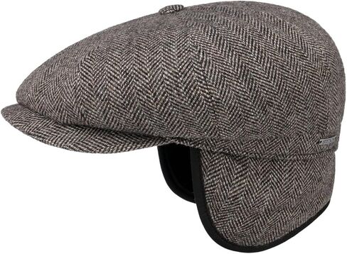 Stetson Hatteras Classic Ear Flaps Flat Cap Men - Made in The EU in Kuwait