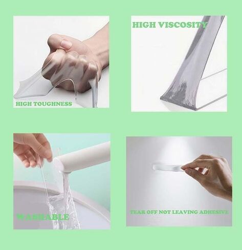 Heavy Double-Sided Installation Tape Can Be Reused with Non Marking Nano Gel Adhesive in Saudi Arabia