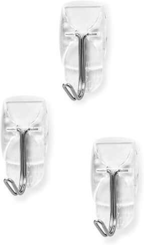 120 Pieces Refill Strips for Clear Small Wire Toggle Hooks - No Tools Adhesive Replacement Strips for Wall Hooks, Removable Damage-Free Mounting Strips for Wall Decor & Storage in Saudi Arabia