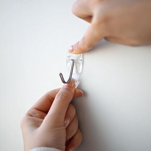120 Pieces Refill Strips for Clear Small Wire Toggle Hooks - No Tools Adhesive Replacement Strips for Wall Hooks, Removable Damage-Free Mounting Strips for Wall Decor & Storage in Saudi Arabia