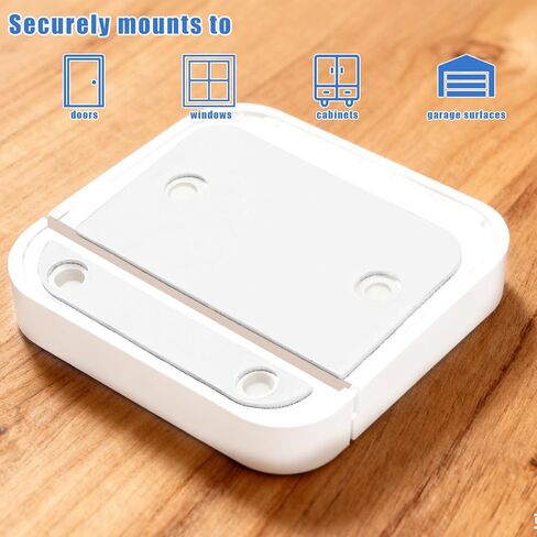12pcs Replacement Adhesive Tape for Alarm Contact Sensor(2nd Gen), Pre-Cut Double Sided Contact Sensor Adhesive Pads Easy to Install for Door/Window Alarm Systems in Saudi Arabia