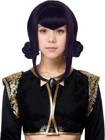 karlery Girls Long Straight Hot Pink Wig with 2 Ponytails Cartoon Anime Movie Cosplay Wig Heat Resistant Synthetic Fiber Brethable Adjustable Size for Halloween Costume Party in Saudi Arabia