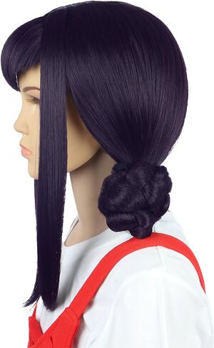 karlery Girls Long Straight Hot Pink Wig with 2 Ponytails Cartoon Anime Movie Cosplay Wig Heat Resistant Synthetic Fiber Brethable Adjustable Size for Halloween Costume Party in Saudi Arabia