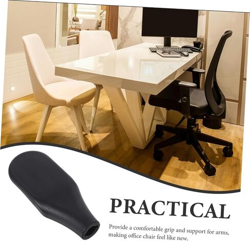 4pcs Ergonomic Office Chair Armrest Replacement Installation Comfortable Support for Desk and Wheelchair Arms Sleek Design Enhances Office Furniture in Saudi Arabia