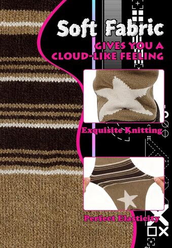 Zando Leg Warmers Y2K Kawaii Legwarmers 80s Halloween Customes Punk Gothic Lolita Knit Long Socks Pink Girls Leg Warmers Kawaii Boot Socks Pink One Size in Saudi Arabia