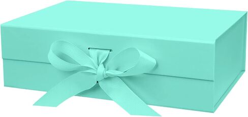 10.5"X7.5"X3.1" Pink Magnetic Gift Box with Lid and Ribbon for Presents in Saudi Arabia