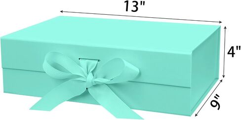 10.5"X7.5"X3.1" Pink Magnetic Gift Box with Lid and Ribbon for Presents in Saudi Arabia