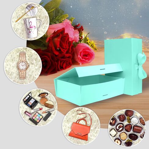 10.5"X7.5"X3.1" Pink Magnetic Gift Box with Lid and Ribbon for Presents in Saudi Arabia