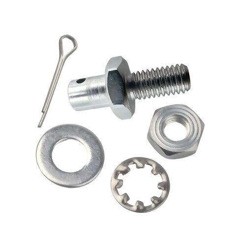 (2 Pack) Throttle Cable Adjustment Stud Kit #8009 Compatible with 1977 & Newer Chevrolet Models (Hardware Included: Nut, Washers, Cotter Pin) in Kuwait