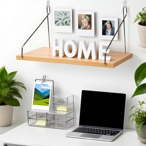 2 Pack Cubicle Accessories Fabric Wall Cubicle Shelf with Hooks, 11.8' & 15.8' Office Cubicle Decor Shelf,Wooden Cubicle Hanging Shelves for Office Cubicle Decor School Home in Saudi Arabia