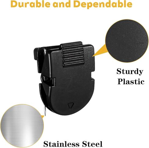 14 Pcs Cubicle Clips for Fabric Walls Plastic Stainless Steel Cubicle Wall Hooks Accessories for Work Cork Board Wall Decor Picture Note Hanging Workspace Organization in Kuwait